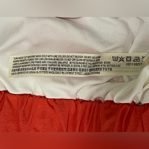 Free People The Way Home Shorts NWOT Size Small Orange - Picture 10 of 11